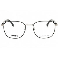 Hugo Boss Men's Eyeglasses - Ruthenium Black Metal Round Frame | BOSS 1409/F 085K 00 ,