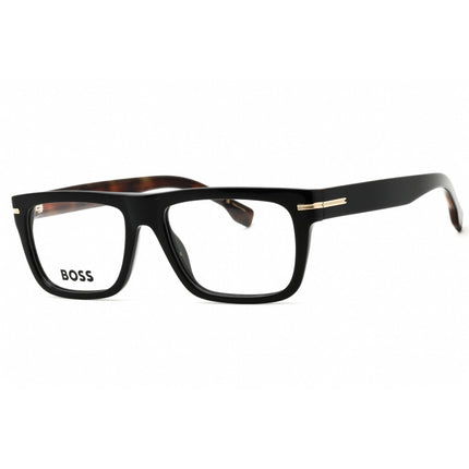 Hugo Boss Men's Eyeglasses - Black On Havana Plastic Rectangular | BOSS 1503 0WR7 00 ,