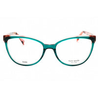 Kate Spade Women's Eyeglasses - Green/Blush Plastic Cat Eye Frame | LUCINDA 0IWB 00 ,