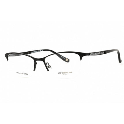 Liz Claiborne Women's Eyeglasses - Matte Black Metal Cat Eye Frame | L 442 0003 00 ,