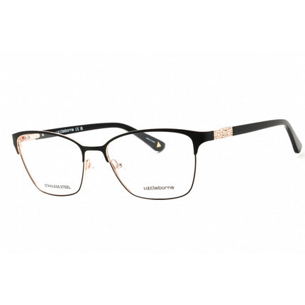 Liz Claiborne Women's Eyeglasses - Matte Black Metal Cat Eye Frame | L 670 0003 00 ,