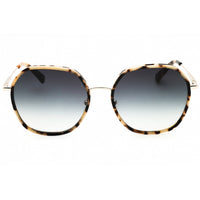 Longchamp Women's Sunglasses - Gold/Vintage Havana Metal Irregular Frame | LO163S 743 ,