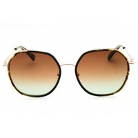 Longchamp Women's Sunglasses - Rose Gold/Green Camouflage Metal Frame | LO163S 749 ,