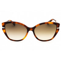 Longchamp Women's Sunglasses - Havana Acetate Cat Eye Full Rim Frame | LO627S 214 ,