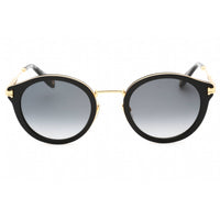 Marc Jacobs Women's Sunglasses - Black Plastic Round Full Rim | MJ 1017/S 0807 9O ,