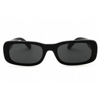 Miu Miu Women's Sunglasses - Black Acetate Rectangular Full Rim | 0MU 08ZS 1AB5S0 ,