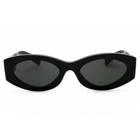 Miu Miu Women's Sunglasses - Black Plastic Oval Shape Full Rim Frame | 0MU 11WS 1AB5S0 ,