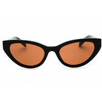 Miu Miu Women's Sunglasses - Black Acetate Cat Eye Full Rim Frame | 0MU A04S 16K10I ,