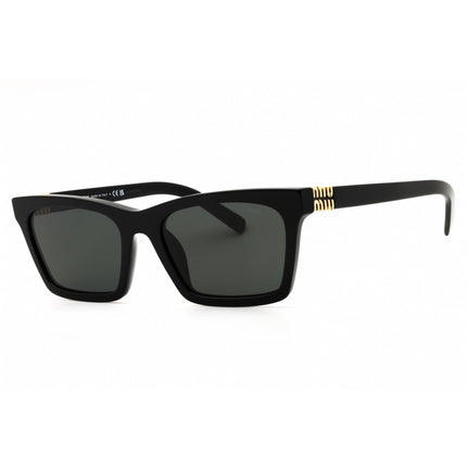 Miu Miu Women's Sunglasses - Black Acetate Cat Eye Full Rim Frame | 0MU A05S 16K08Z ,
