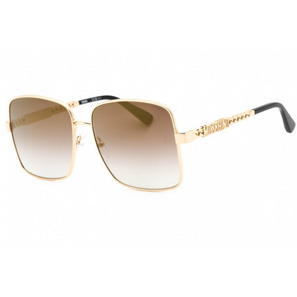Moschino Women's Sunglasses - Rose Gold Metal Square Full Rim | MOS144/G/S 0000 JL ,