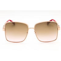Moschino Women's Sunglasses - Gold Copper Metal Square Frame | MOS144/G/S 0DDB 53 ,