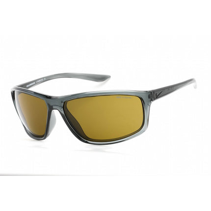 Nike Men's Sunglasses - Dark Grey Injected Propionate Wraparound Frame | CW4680 021 ,