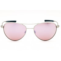 Nike Men's Sunglasses - Satin Silver Aviator Frame | NIKE ACE DRIVER I E EV24042 902 ,