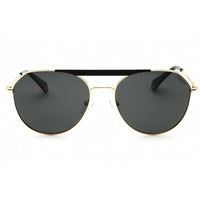 Polaroid Core Unisex Sunglasses - Gold Black Metal Aviator | PLD 6211/S/X 0RHL M9 ,