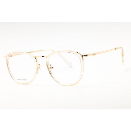 Polaroid Core Men's Eyeglasses - Crystal Gold Metal Full Rim | PLD D439/G 0REJ 00 ,