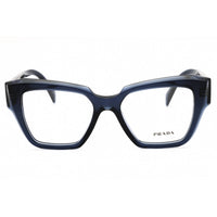 Prada Women's Eyeglasses - Transparent Blue Plastic Cat Eye Frame | 0PR 09ZV 08Q1O1 ,