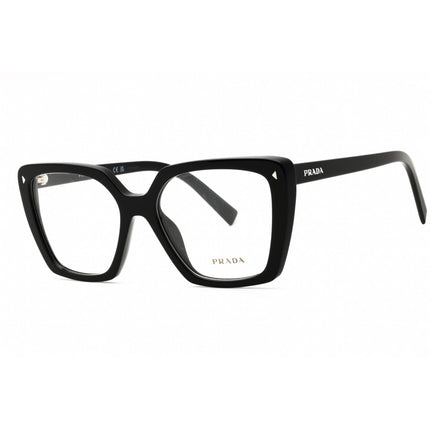 Prada Women's Eyeglasses - Black Plastic Cat Eye Full Rim Frame | 0PR 16ZV 1AB1O1 ,
