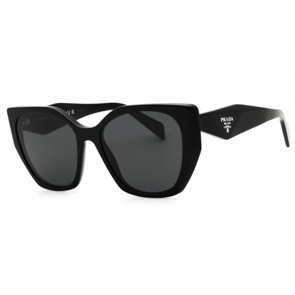 Prada Women's Sunglasses - Black Plastic Cat Eye Full Rim Frame | 0PR 19ZS 1AB5S0 ,