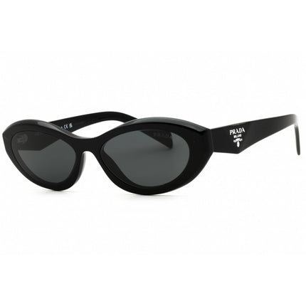 Prada Women's Sunglasses - Black Acetate Cat Eye Full Rim Frame | 0PR 26ZS 16K08Z ,