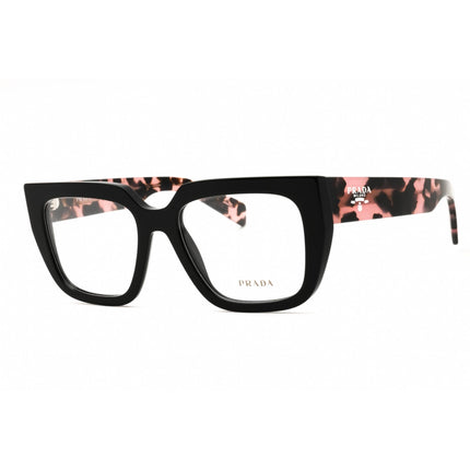 Prada Women's Eyeglasses - Black Acetate Square Shape Full Rim Frame | 0PR A03V 13P1O1 ,
