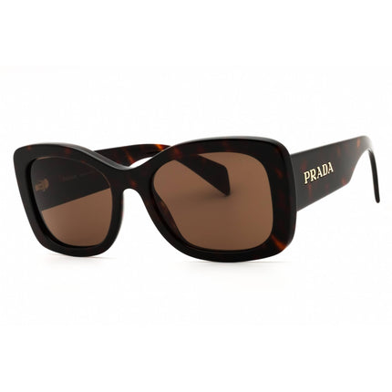 Prada Women's Sunglasses - Briar Tortoise Acetate Rectangular Frame | 0PR A08S 16N5Y1 ,