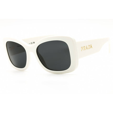 Prada Women's Sunglasses - Talc White Acetate Butterfly Full Rim | 0PR A08S 1425S0 ,