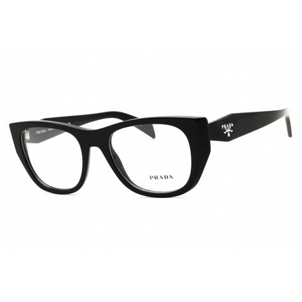 Prada Women's Eyeglasses - Black Acetate Cat Eye Full Rim Frame | 0PR A18V 16K1O1 ,