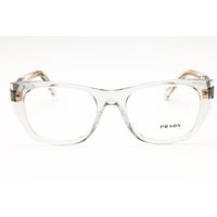 Prada Women's Eyeglasses - Transparent Light Grey Acetate Cat Eye | 0PR A18V 12R1O1 ,