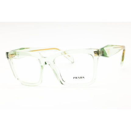Prada Women's Eyeglasses - Transparent Mint Acetate Square Frame | 0PR A19V 14R1O1 ,