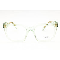 Prada Women's Eyeglasses - Transparent Mint Acetate Square Frame | 0PR A19V 14R1O1 ,