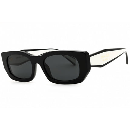 Prada Women's Sunglasses - Black Acetate Rectangular Full Rim Frame | 0PR B05S 09Q08Z ,