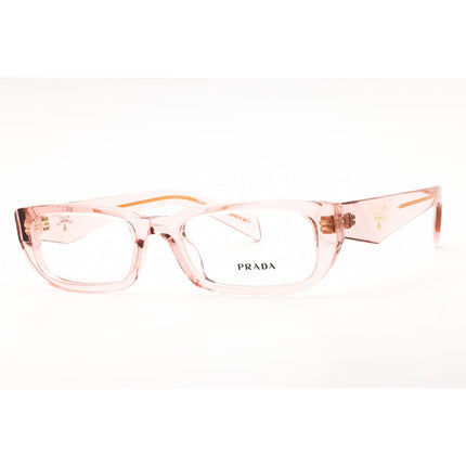Prada Women's Eyeglasses - Transparent Peach Acetate Rectangular | 0PR B05V 19Q1O1 ,