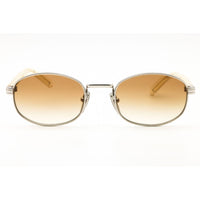 Prada Women's Sunglasses - Silver Metal Oval Shape Full Rim Frame | 0PR B53S 1BC80K ,