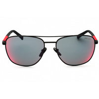 Prada Sport Men's Sunglasses - Rubbered Black Metal Aviator Frame | 0PS 54ZS DG008F ,