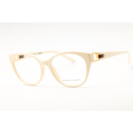 Ralph Lauren Women's Eyeglasses - Cream Plastic Cat Eye Full Rim | 0RL6235QU 6057 ,