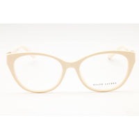 Ralph Lauren Women's Eyeglasses - Cream Plastic Cat Eye Full Rim | 0RL6235QU 6057 ,