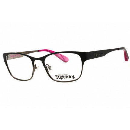 Superdry Women's Eyeglasses - Matte Black/Dark Gunmetal Full Rim Frame | SDO-MIA 004 ,