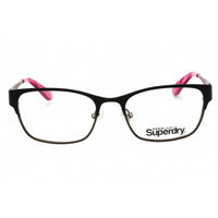 Superdry Women's Eyeglasses - Matte Black/Dark Gunmetal Full Rim Frame | SDO-MIA 004 ,