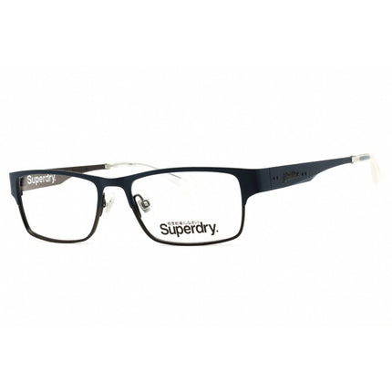 Superdry Unisex Eyeglasses - Painted Navy/Crystal Metal Rectangular | SDO-NEO 006 ,