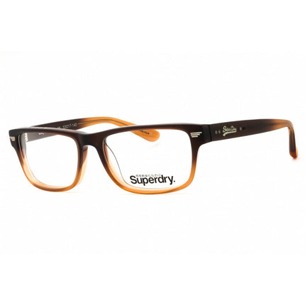 Superdry Unisex Eyeglasses - Tobacco Acetate Rectangular Full Rim | SDO-OCTANE 118 ,