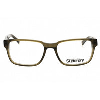Superdry Unisex Eyeglasses - Khaki Acetate Rectangular Full Rim Frame | SDO-PATTON 170 ,