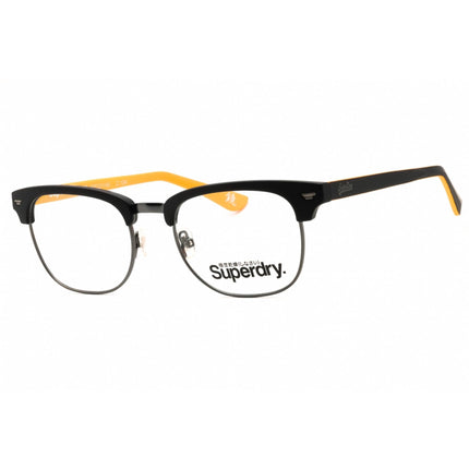Superdry Men's Eyeglasses - Matte Black/Orange Metal Oval Frame | SDO-SACRAMENTO 104 ,