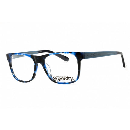 Superdry Men's Eyeglasses - Blue Tortoise/Crystal Plastic Square Frame | SDOAVERY 106 ,