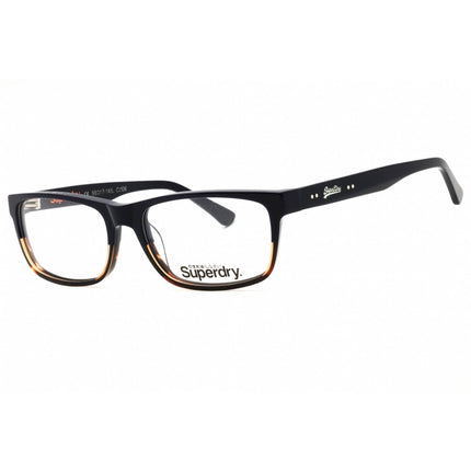 Superdry Men's Eyeglasses - Gloss Navy Plastic Rectangular Full Rim | SDOBLAINE 106 ,