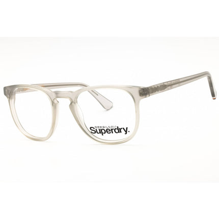 Superdry Unisex Eyeglasses - Gloss Gray Acetate Panthos Full Rim | SDOCASSIDY 108 ,