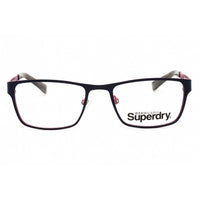 Superdry Men's Eyeglasses - Navy Metal Rectangular Shape Full Rim Frame | SDOCEDAR 010 ,