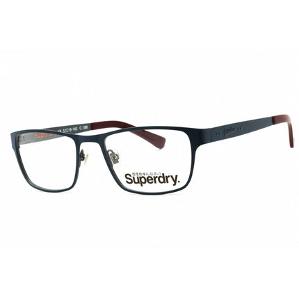 Superdry Men's Eyeglasses - Blue/Teal Metal Rectangular Full Rim Frame | SDOCEDAR 088 ,