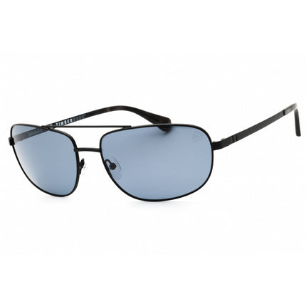Timberland Men's Sunglasses - Shiny Black Metal pilot Full Rim Frame | TB00045 01D ,