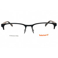 Timberland Men's Eyeglasses - Matte Blue Metal Rectangular Half Rim | TB1841-H 091 ,
