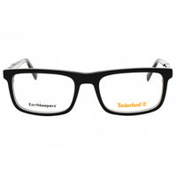 Timberland Men's Eyeglasses - Shiny Black Acetate Rectangular Frame | TB50023 001 ,